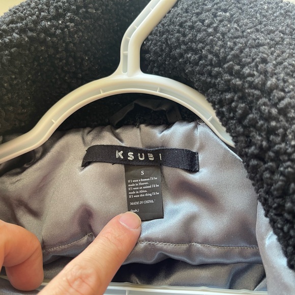 KSUBI bomber jacket / Black / Size S / Classic Embroidered back - Picture 5 of 10